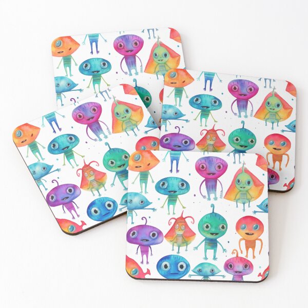 Item preview, Watercolor Aliens 05 designed and sold by KRNDesign.