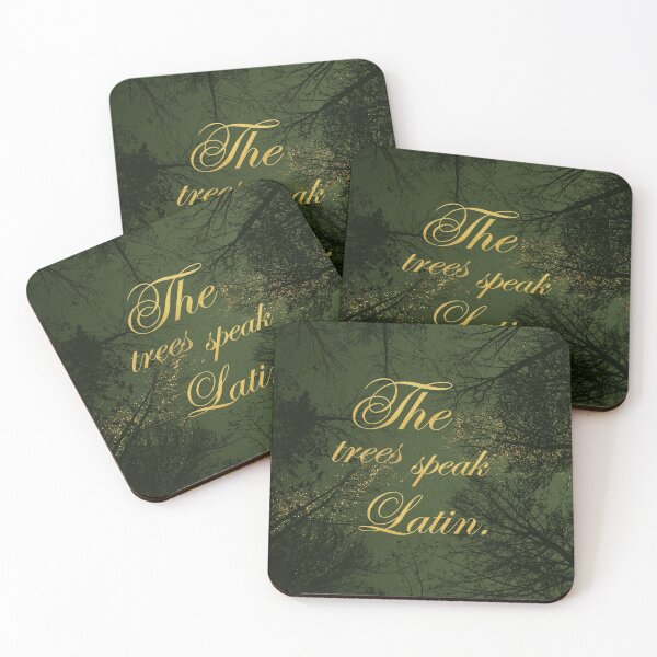 Item preview, The trees speak Latin. designed and sold by addict2reading.