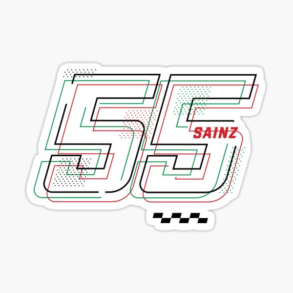 55 Gold Number Fifty five Sticker for Sale by Kiwwwi