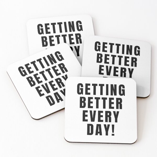 Item preview, Getting Better Everyday! | Progress Not Perfection designed and sold by SpeakLifeHQ.