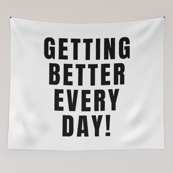 Item preview, Getting Better Everyday! | Progress Not Perfection designed and sold by SpeakLifeHQ.