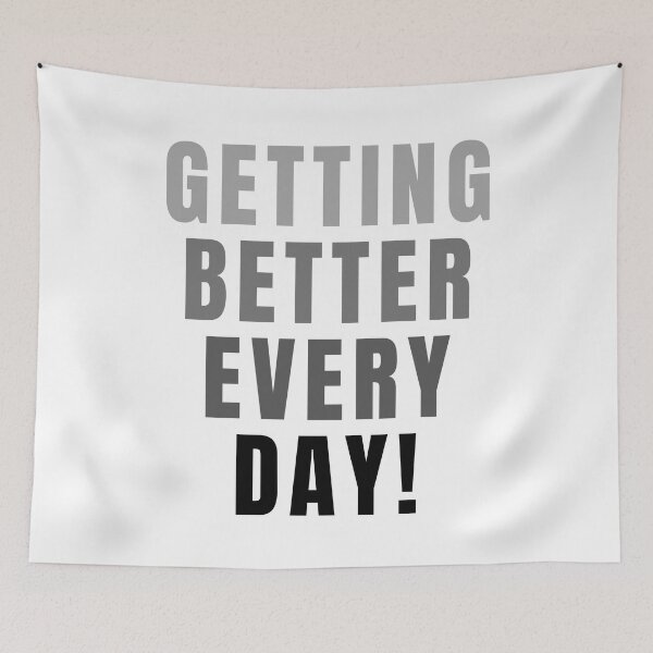 Item preview, Getting Better Everyday! | Progress Not Perfection designed and sold by SpeakLifeHQ.