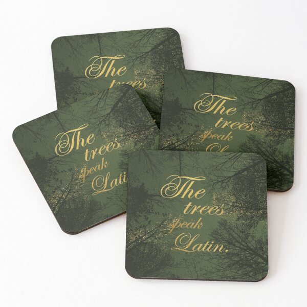 Item preview, The trees speak Latin. designed and sold by addict2reading.