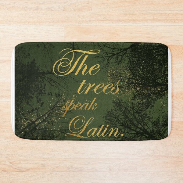 Item preview, The trees speak Latin. designed and sold by addict2reading.