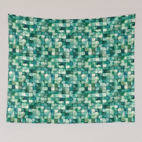 Artikelvorschau, Minimal Geometric Plant Watercolor Pattern entworfen und verkauft von artavantgarde.