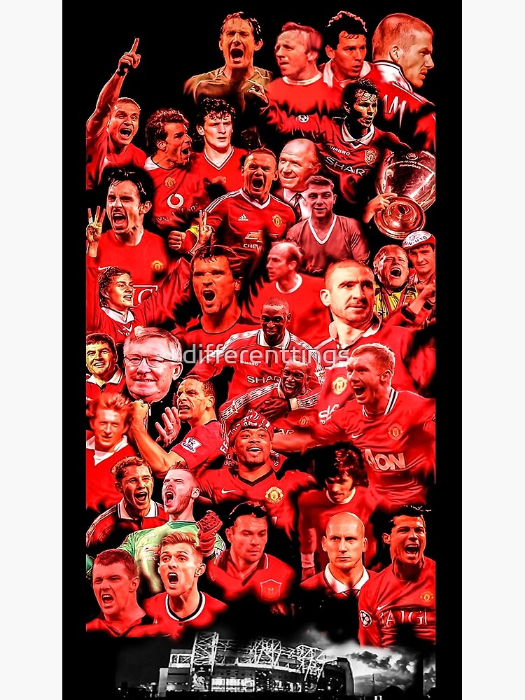 "man united football legends print" Poster by differenttings Redbubble