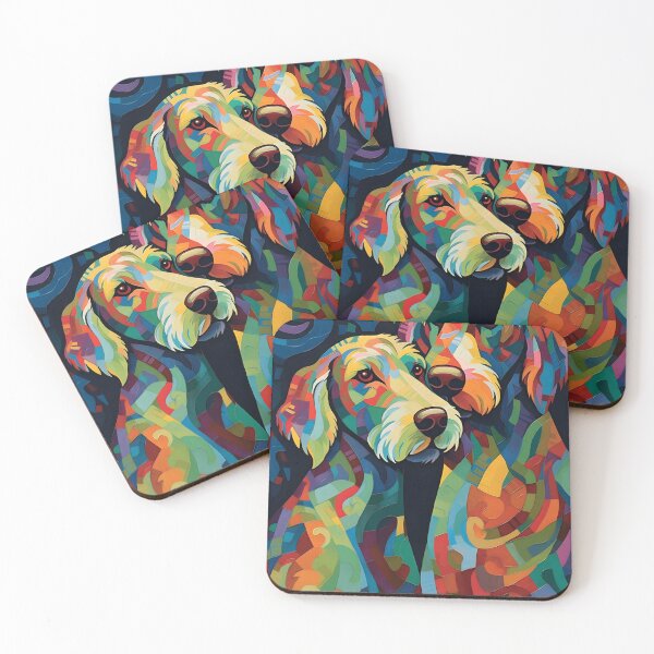 Item preview, Labradoodle Art | Cubism | Dog Lover designed and sold by StickeryPickery.