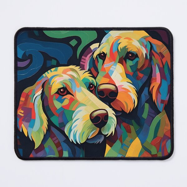 Item preview, Labradoodle Art | Cubism | Dog Lover designed and sold by StickeryPickery.