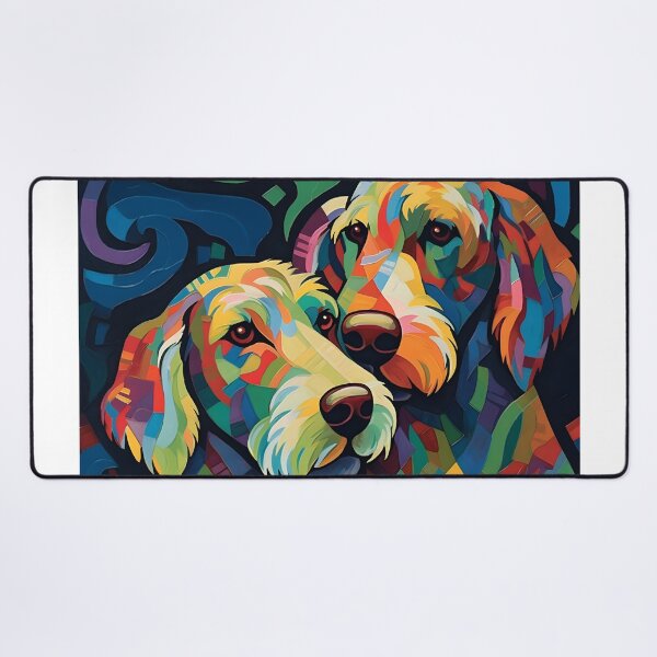 Item preview, Labradoodle Art | Cubism | Dog Lover designed and sold by StickeryPickery.