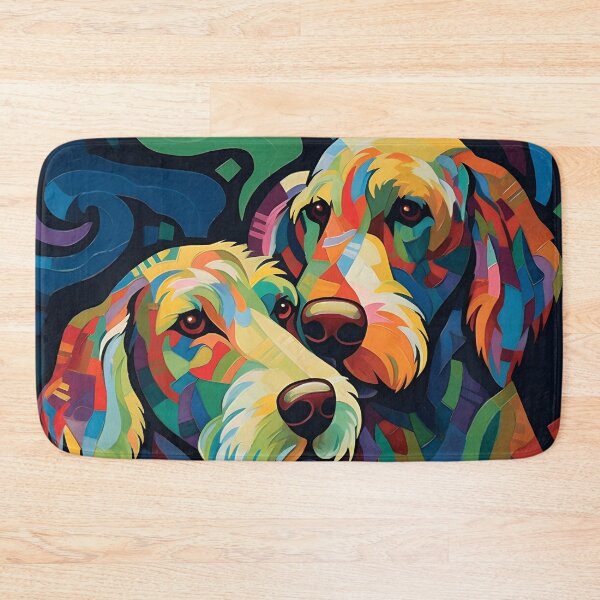Item preview, Labradoodle Art | Cubism | Dog Lover designed and sold by StickeryPickery.
