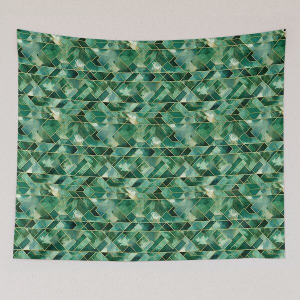 Artikelvorschau, Minimal Geometric Plant Watercolor Pattern entworfen und verkauft von artavantgarde.