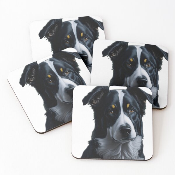 Item preview, Border Collie Portrait designed and sold by AI-Pets.