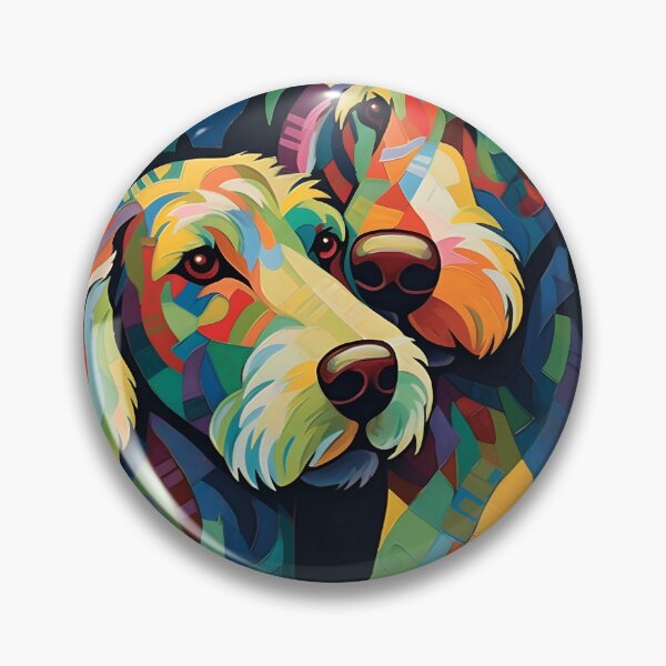 Item preview, Labradoodle Art | Cubism | Dog Lover designed and sold by StickeryPickery.