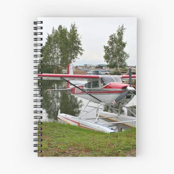Item preview, Red, White and grey float plane, Lake Hood, Alaska designed and sold by FranWest.