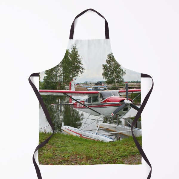 Item preview, Red, White and grey float plane, Lake Hood, Alaska designed and sold by FranWest.