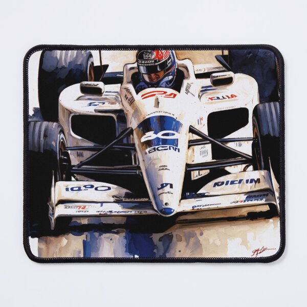 Item preview, Mika Salo 2000 Sauber C19 F1 Watercolour Painting Print  designed and sold by PicTechNowArt.