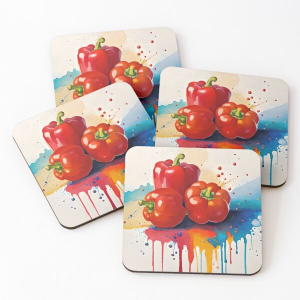 Item preview, Red Peppers Modern Contemporary Artwork designed and sold by davidelder.