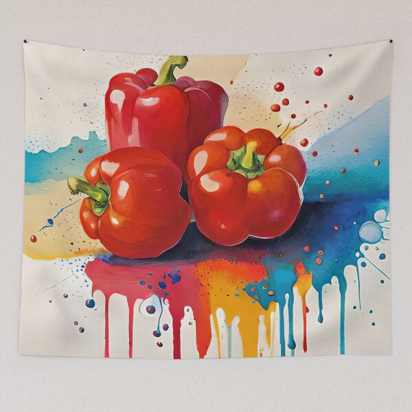 Item preview, Red Peppers Modern Contemporary Artwork designed and sold by davidelder.