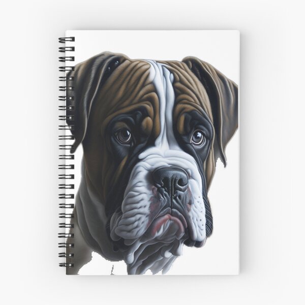 Item preview, Boxer Portrait designed and sold by AI-Pets.