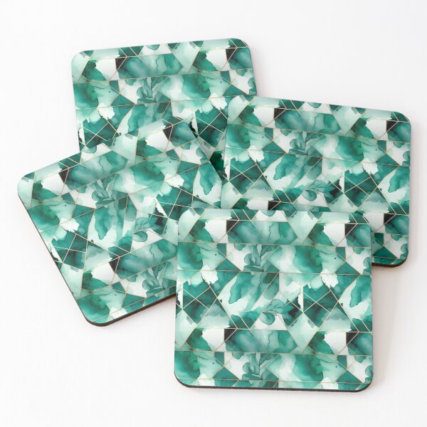 Artikelvorschau, Minimal Geometric Plant Watercolor Pattern entworfen und verkauft von artavantgarde.