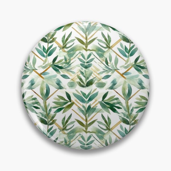 Artikelvorschau, Minimal Geometric Plant Watercolor Pattern entworfen und verkauft von artavantgarde.