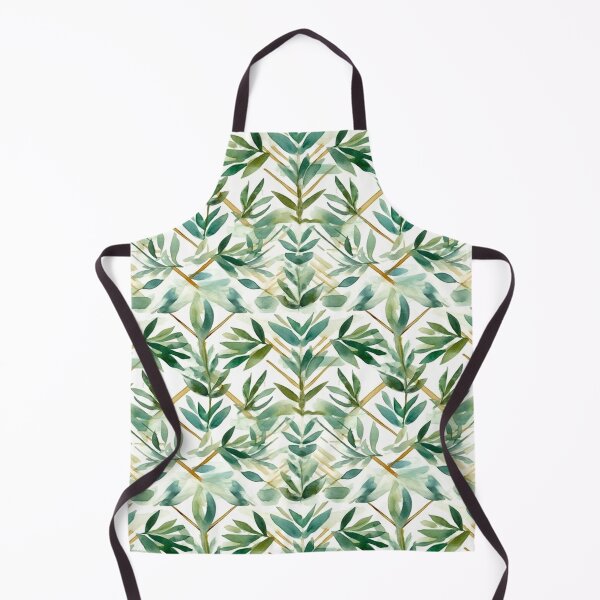 Artikelvorschau, Minimal Geometric Plant Watercolor Pattern entworfen und verkauft von artavantgarde.