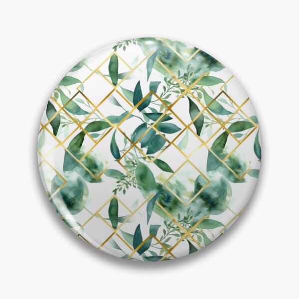 Artikelvorschau, Minimal Geometric Plant Watercolor Pattern entworfen und verkauft von artavantgarde.