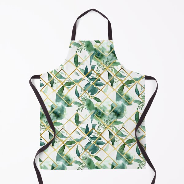 Artikelvorschau, Minimal Geometric Plant Watercolor Pattern entworfen und verkauft von artavantgarde.