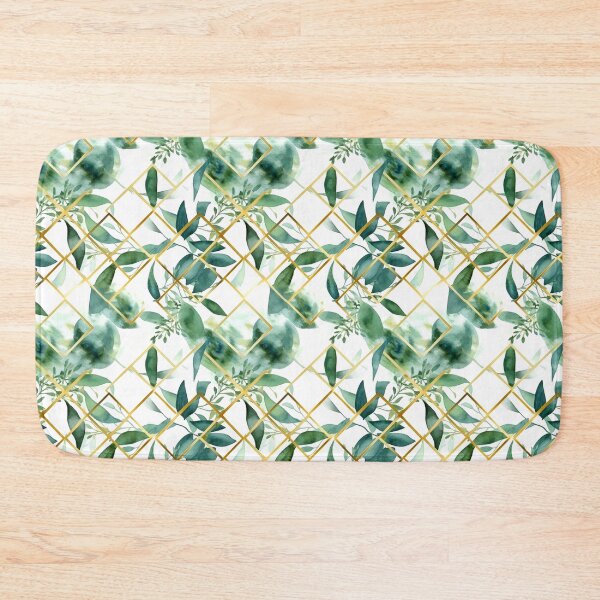 Artikelvorschau, Minimal Geometric Plant Watercolor Pattern entworfen und verkauft von artavantgarde.