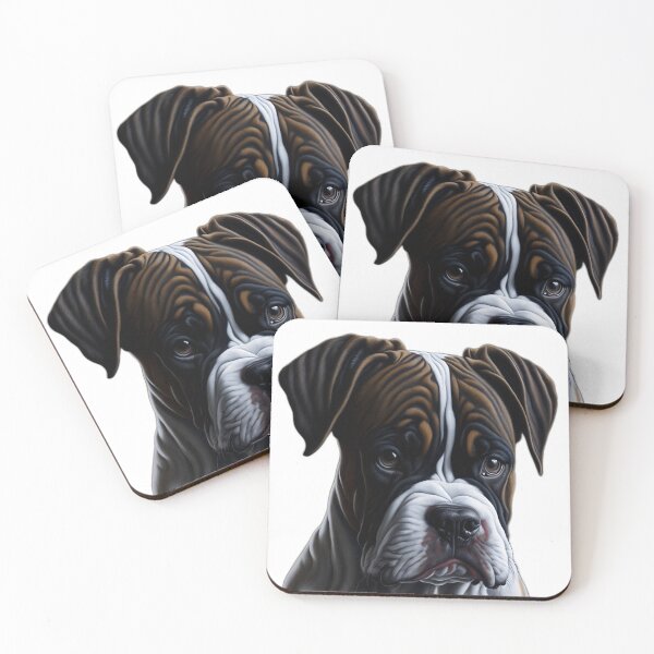 Item preview, Unhappy Boxer designed and sold by AI-Pets.