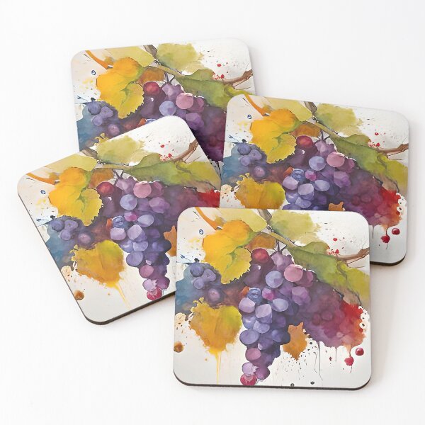 Item preview, Red Grapes Modern Contemporary Artwork designed and sold by davidelder.