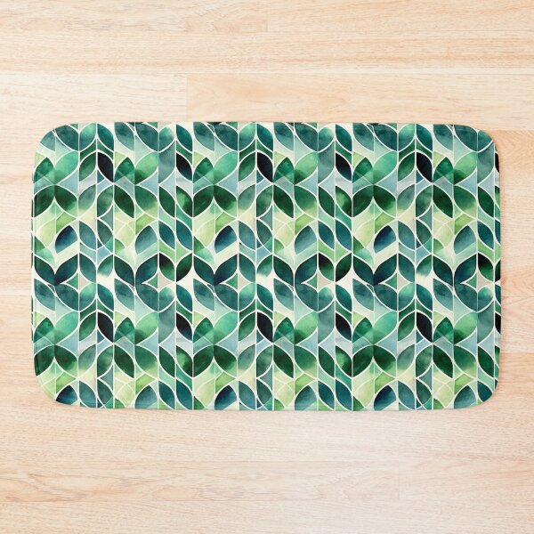 Artikelvorschau, Minimal Geometric Plant Watercolor Pattern entworfen und verkauft von artavantgarde.