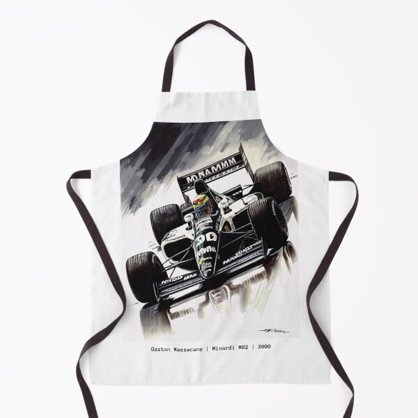 Item preview, Gaston Mazzacane 2000 Minardi M02 F1 Watercolour Painting Print designed and sold by PicTechNowArt.