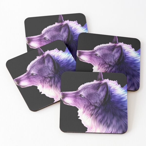 Item preview, beautiful space howling wolf art designed and sold by Starlordstore.