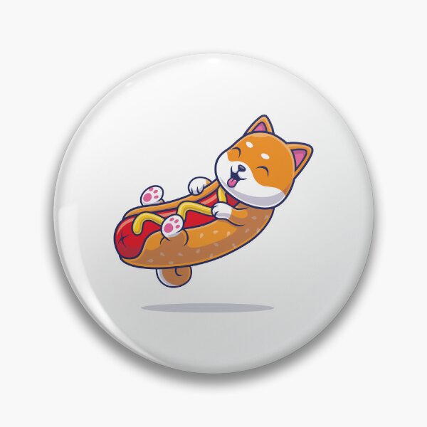 Item preview, Cute Kawaii Cat Hot Dog  designed and sold by SeedsplashMerch.