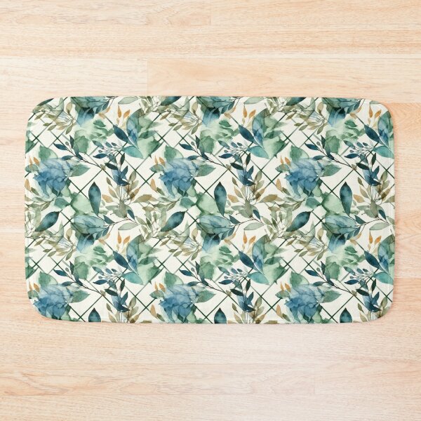 Artikelvorschau, Minimal Geometric Plant Watercolor Pattern entworfen und verkauft von artavantgarde.