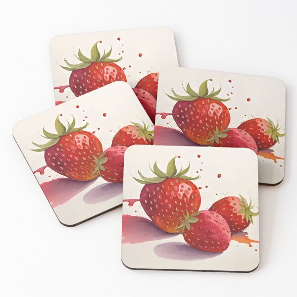 Item preview, Strawberries Modern Contemporary Artwork designed and sold by davidelder.