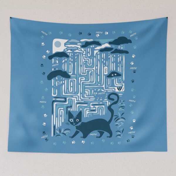 Item preview, Lost kittens blue designed and sold by Chrisseee.