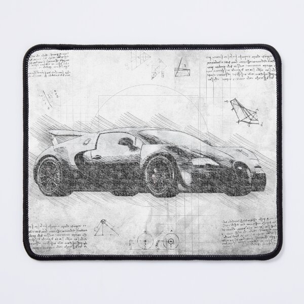 Item preview, Da Vinci Sketch Art BugattiVeyron - Grunge designed and sold by Rayyanz.