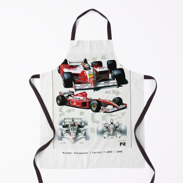 Item preview, Michael Shumacher Ferrari F1-2000 F1 Racing Retro Poster Print designed and sold by PicTechNowArt.