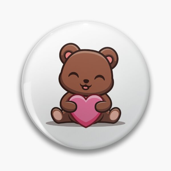 Item preview, Lindo peluche kawaii con corazón designed and sold by SeedsplashMerch.