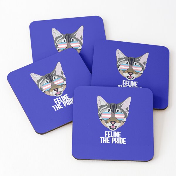 Item preview, FELINE THE PRIDE - Funny Cat Quote for Trans   designed and sold by Lightfield.