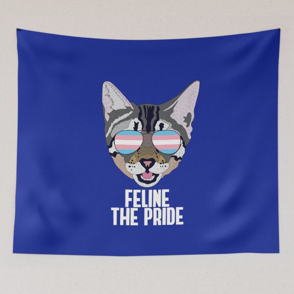 Item preview, FELINE THE PRIDE - Funny Cat Quote for Trans   designed and sold by Lightfield.