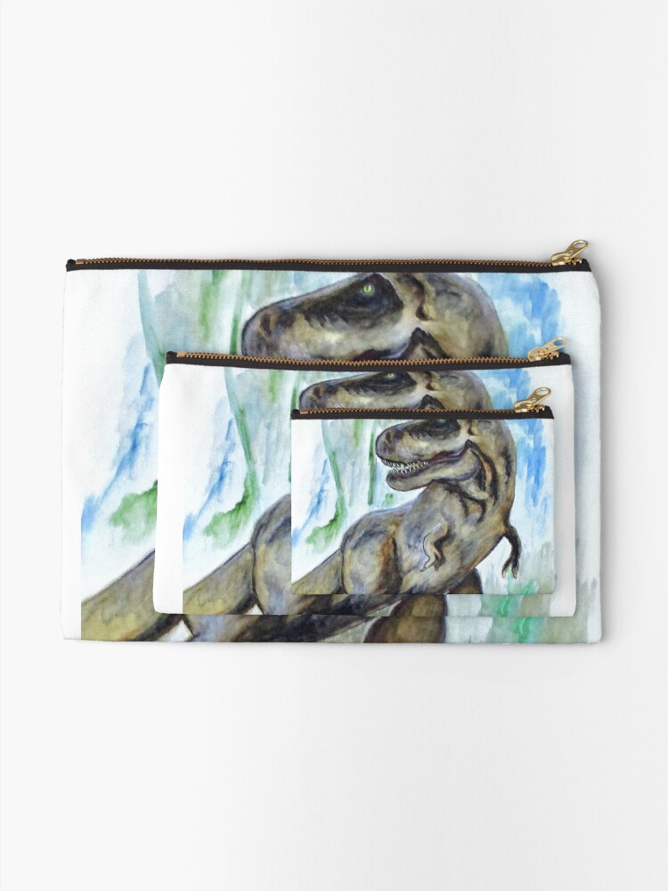 Alternate view of Salvatori Dinosaur Zipper Pouch