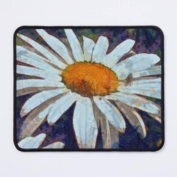 Item preview, Shasta Daisy with Winged Insects Floral Art designed and sold by taiche.