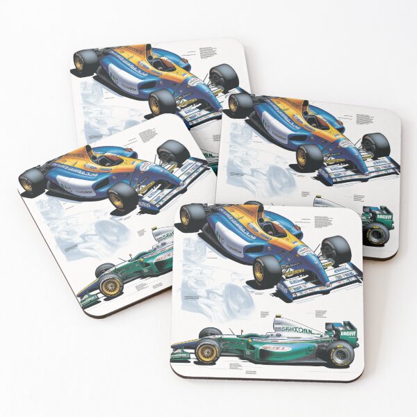 Item preview, Giancarlo Fisichella 2000 Benetton B200 F1 Racing Retro Poster Print designed and sold by PicTechNowArt.