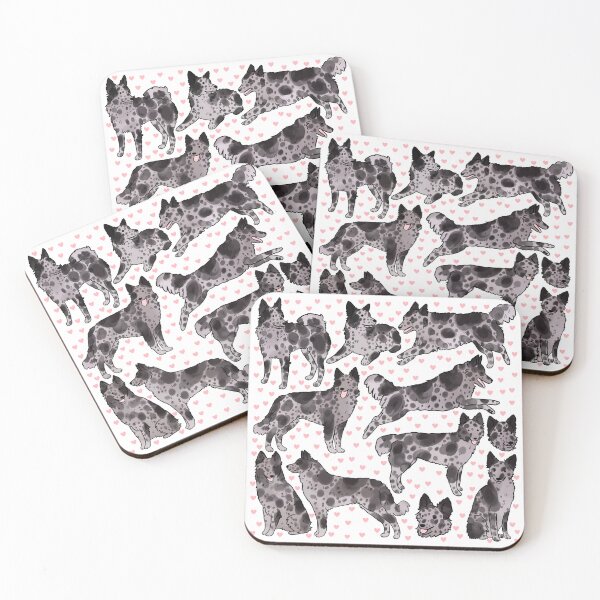 Item preview, Cute Mudi Black Merle Dog pattern  designed and sold by Yarafantasyart.