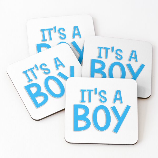 Item preview, IT'S A BOY ! Gender Reveal Team Baby Shower Design Boy Blue theme Gender Reveal  designed and sold by ZenDesigner.