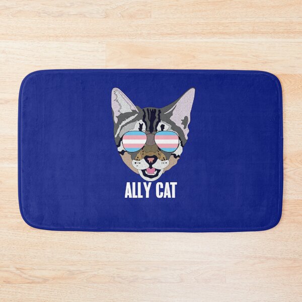 Item preview, ALLY CAT - Funny Cat Trans LGBT Quote designed and sold by Lightfield.