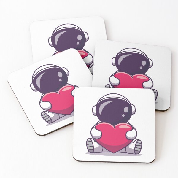 Item preview, Kawaii Astronaut with Heart designed and sold by SeedsplashMerch.